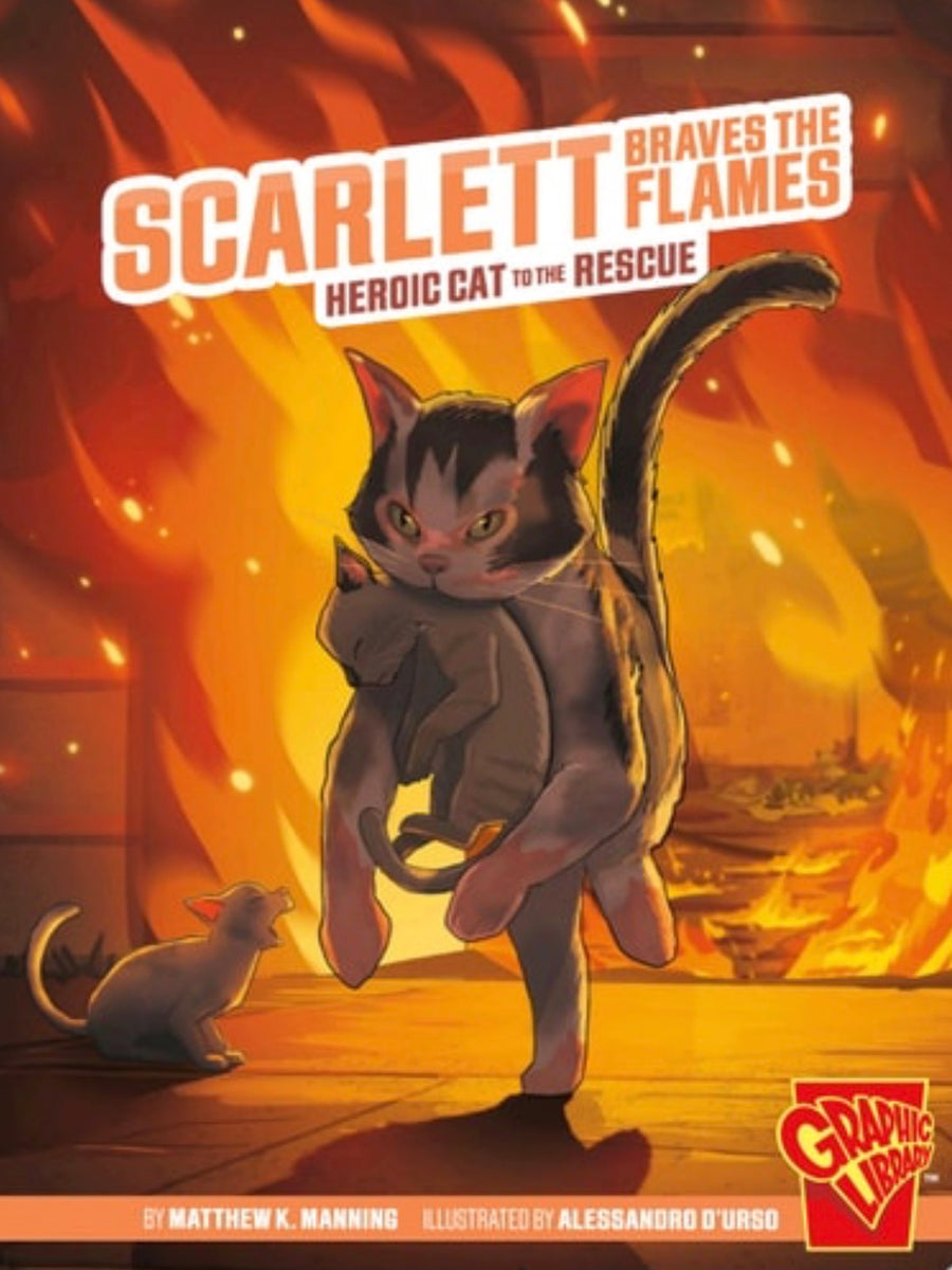 Scarlett Braves the Flames Heroic Cat to the Rescue
