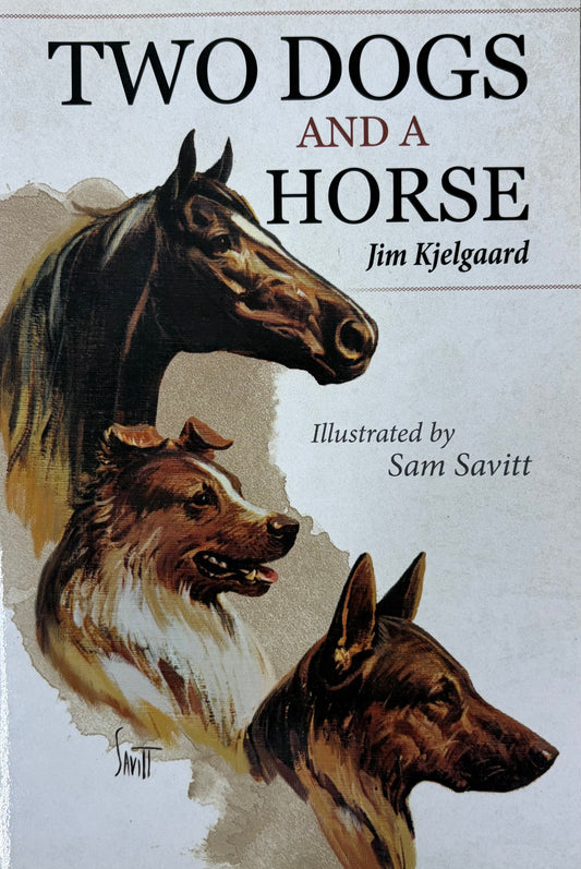 Two Dogs and a Horse