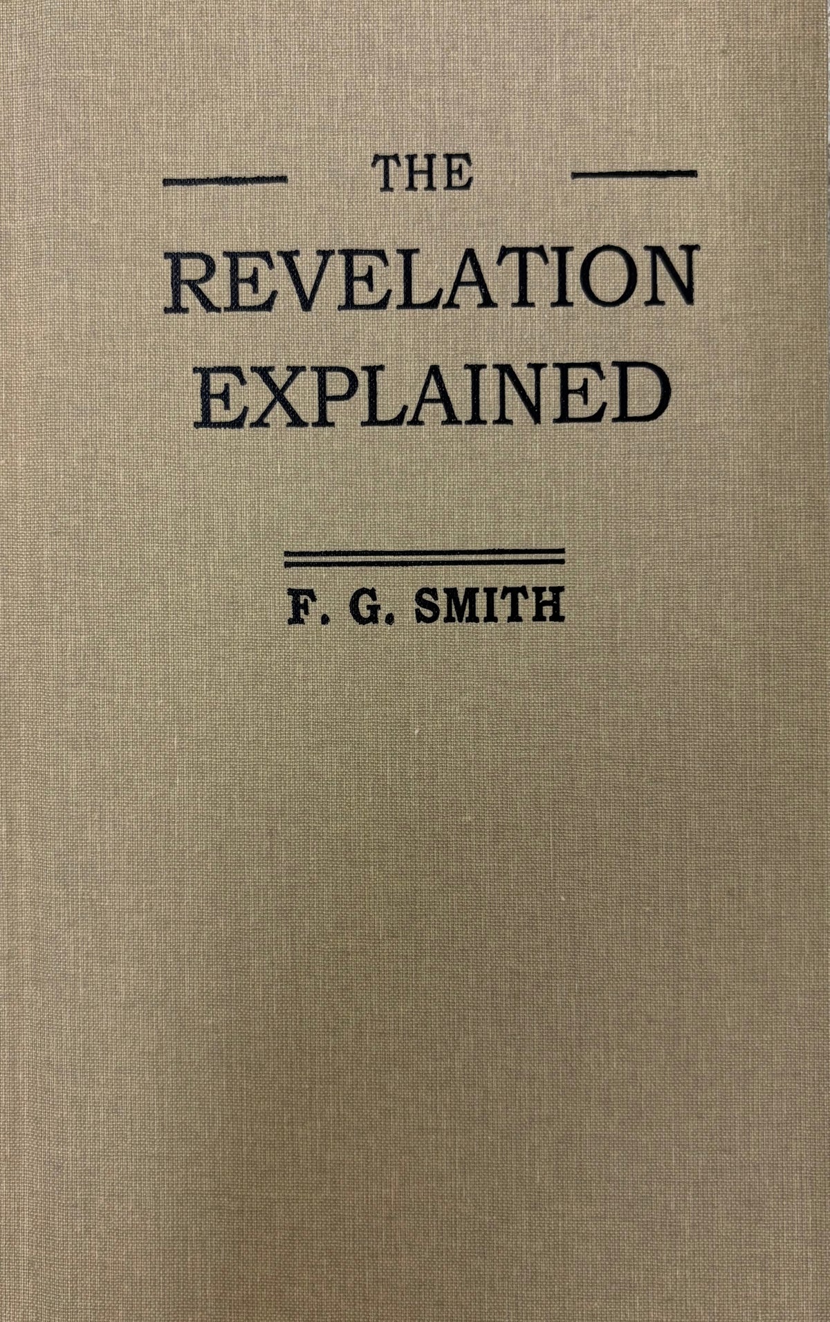 The Revelation Explained