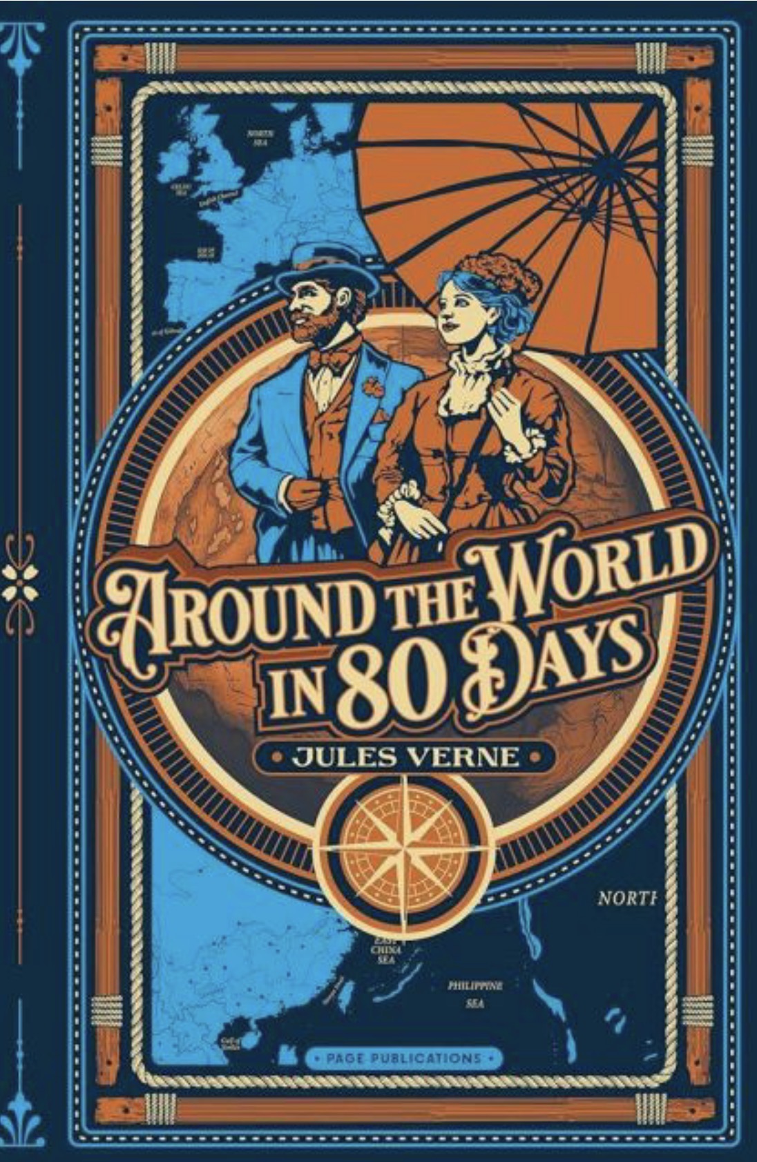 Around the World in Eighty Days (Deluxe Hardcover Edition): A Timeless Adventure Classic by Jules Verne