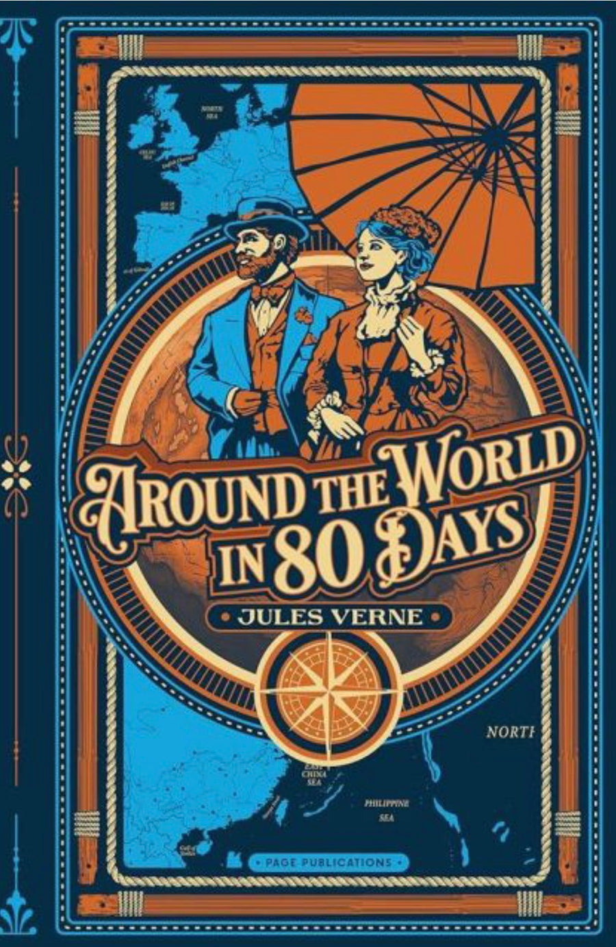 Around the World in Eighty Days (Deluxe Hardcover Edition): A Timeless Adventure Classic by Jules Verne